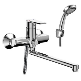 СМЕСИТЕЛЬ ДЛЯ ВАННЫ/ДУША Rossinka RS28-33 Хром